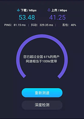 网速示例图